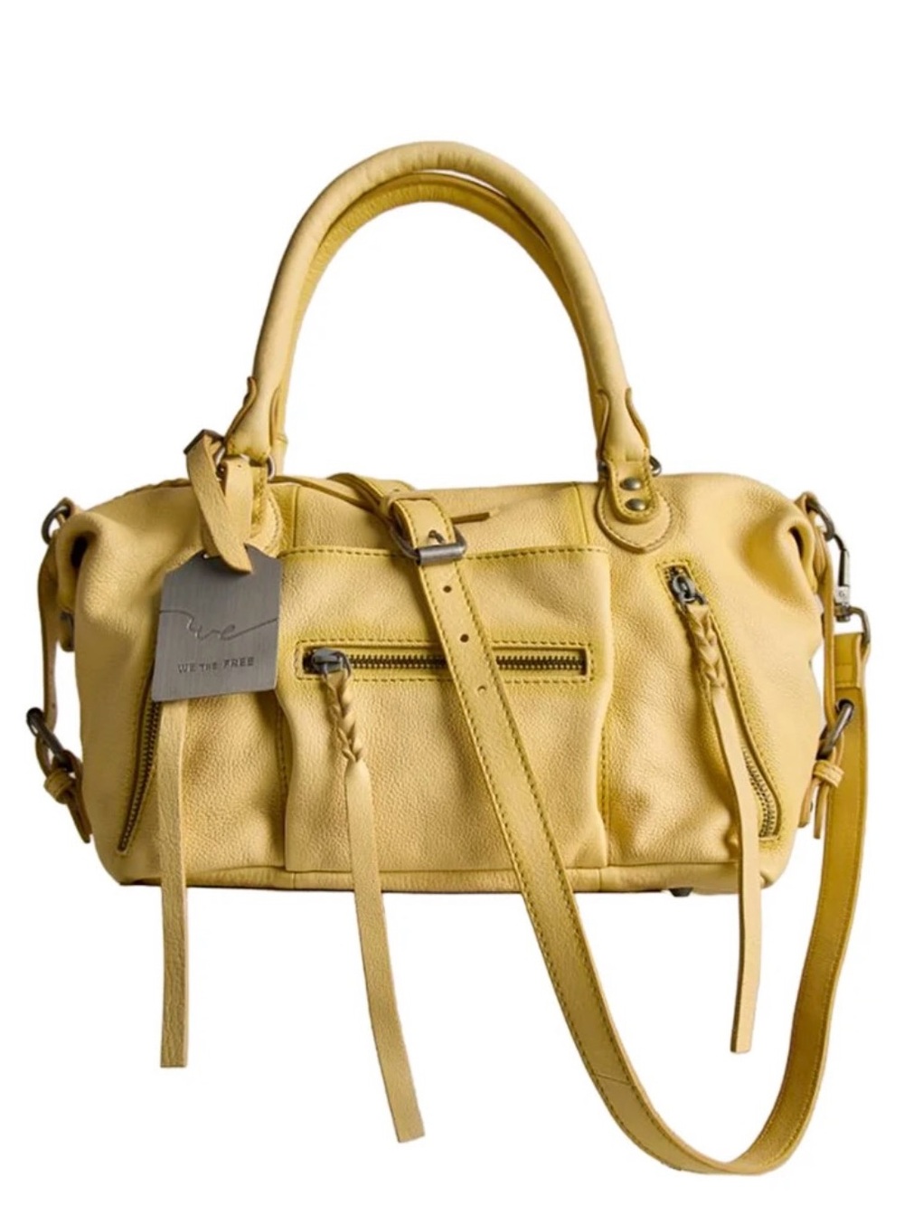 Free People Baby Emerson Tote- Butter Yellow
